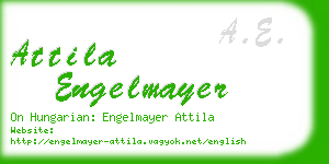 attila engelmayer business card